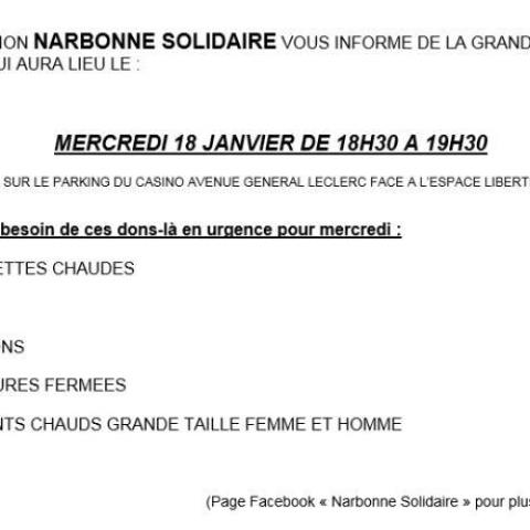 troc de  Narbonne solidaire, sur mytroc