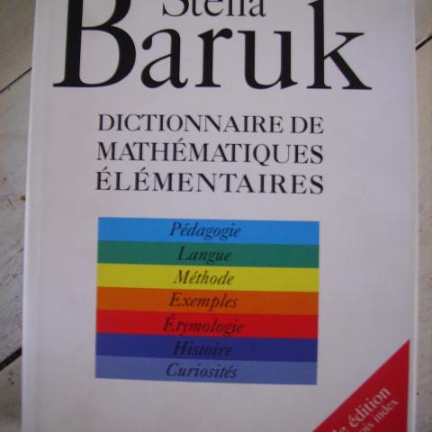troc de  dictionnaire de maths "Stella Baruk", sur mytroc