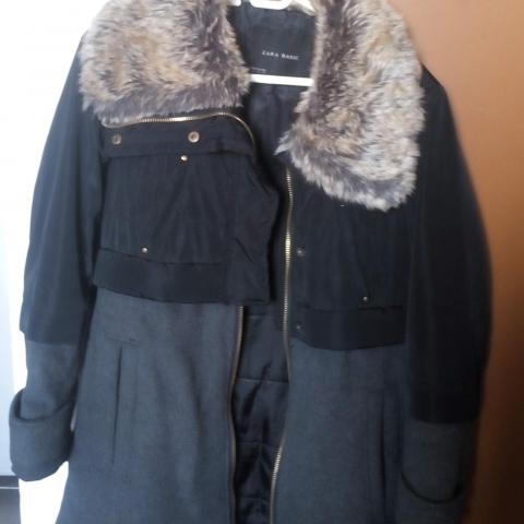troc de  Manteau Zara taille 40 noir&gris, sur mytroc