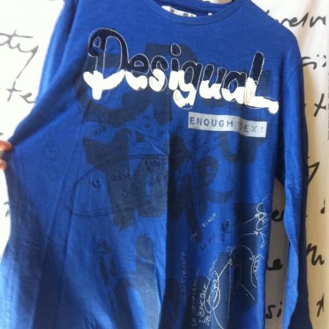 troc de  T-SHIRT HOMME taille M DESIGUAL TBE, sur mytroc