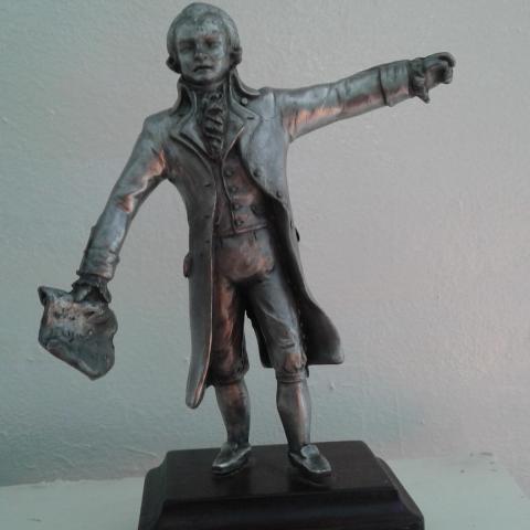 troc de  Statuette de Robespierre en étain, sur mytroc