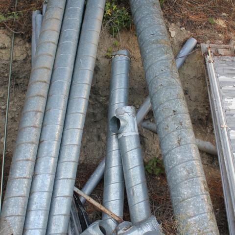 troc de  tubes tuyaux galvanisés ventilation, sur mytroc