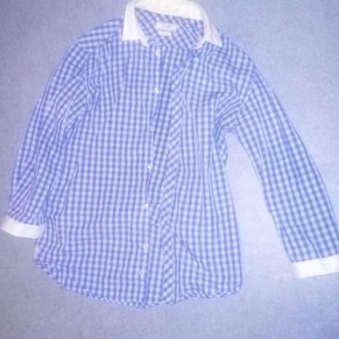 troc de  Chemise ZARA Coton S Bleu carreau, sur mytroc