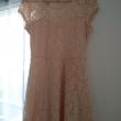troc de troc robe dentelle rose beige newlook image 0