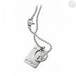 troc de troc collier d&g dolce gabbana acier pendentif plaque image 0