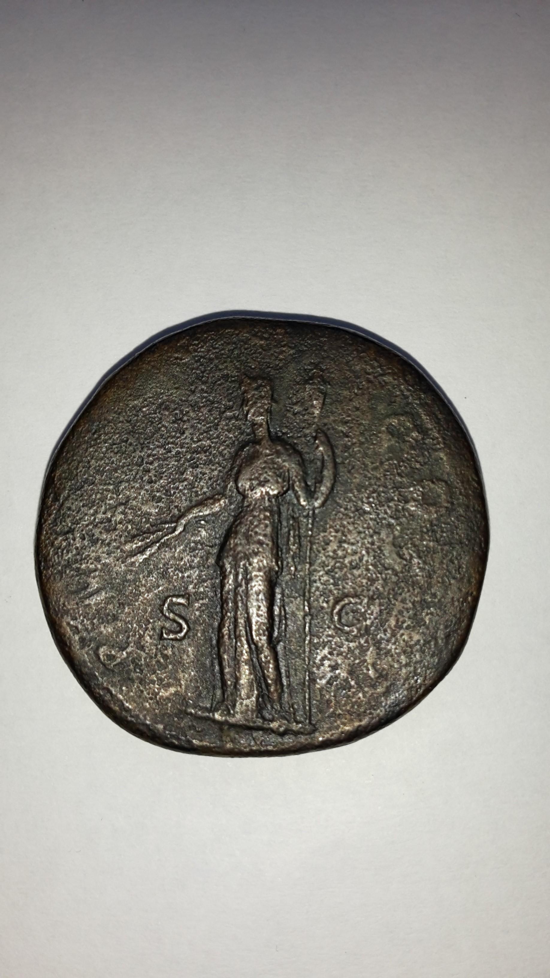troc de troc hadrien (117-138), sesterce image 1
