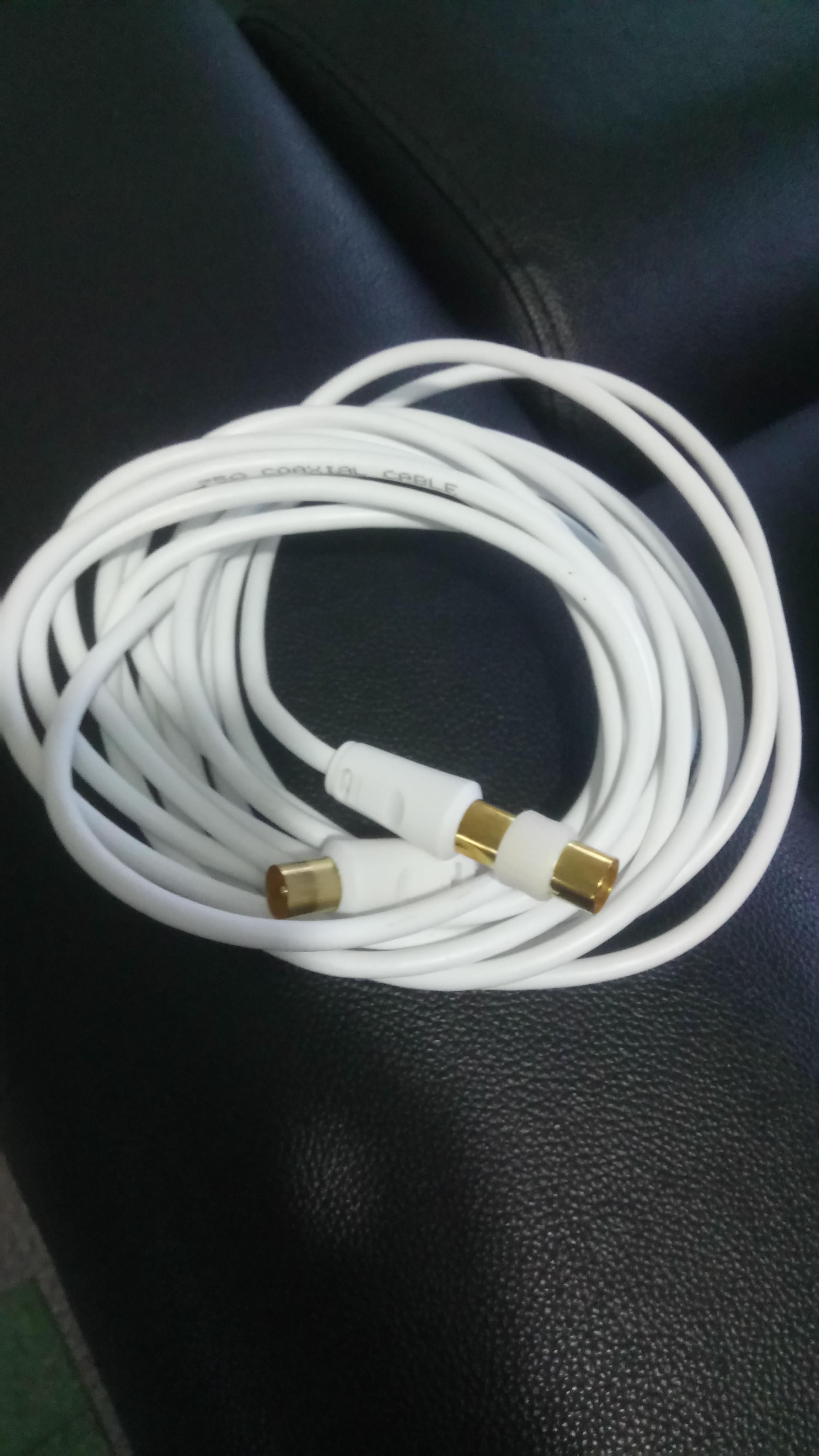 troc de troc cable co axial 5m neuf image 0