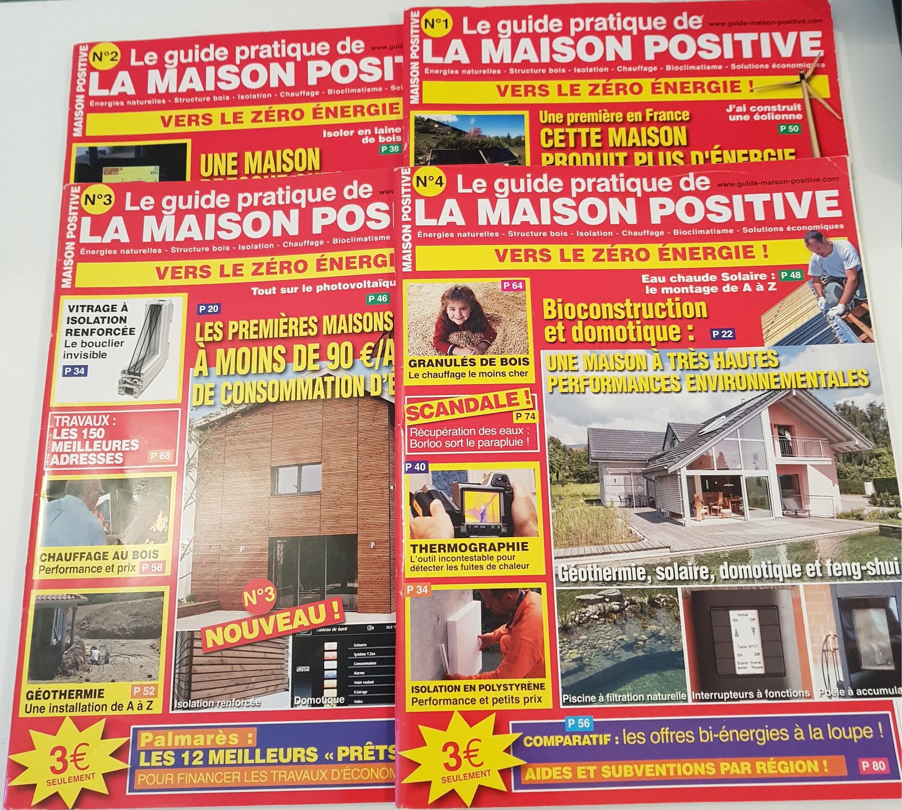 troc de troc 4 magazines "la maison positive" image 0