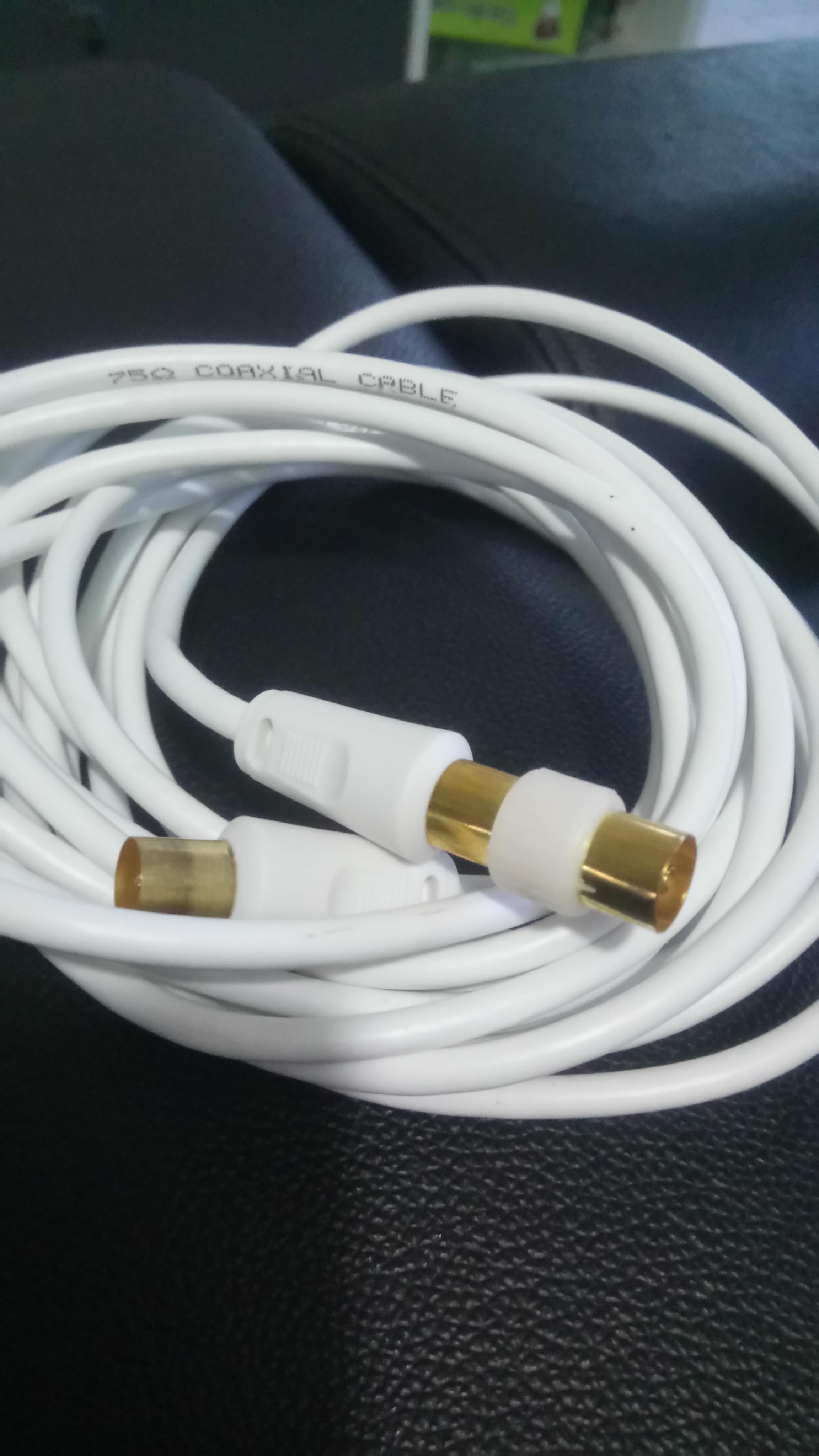 troc de troc cable co axial 5m neuf image 1