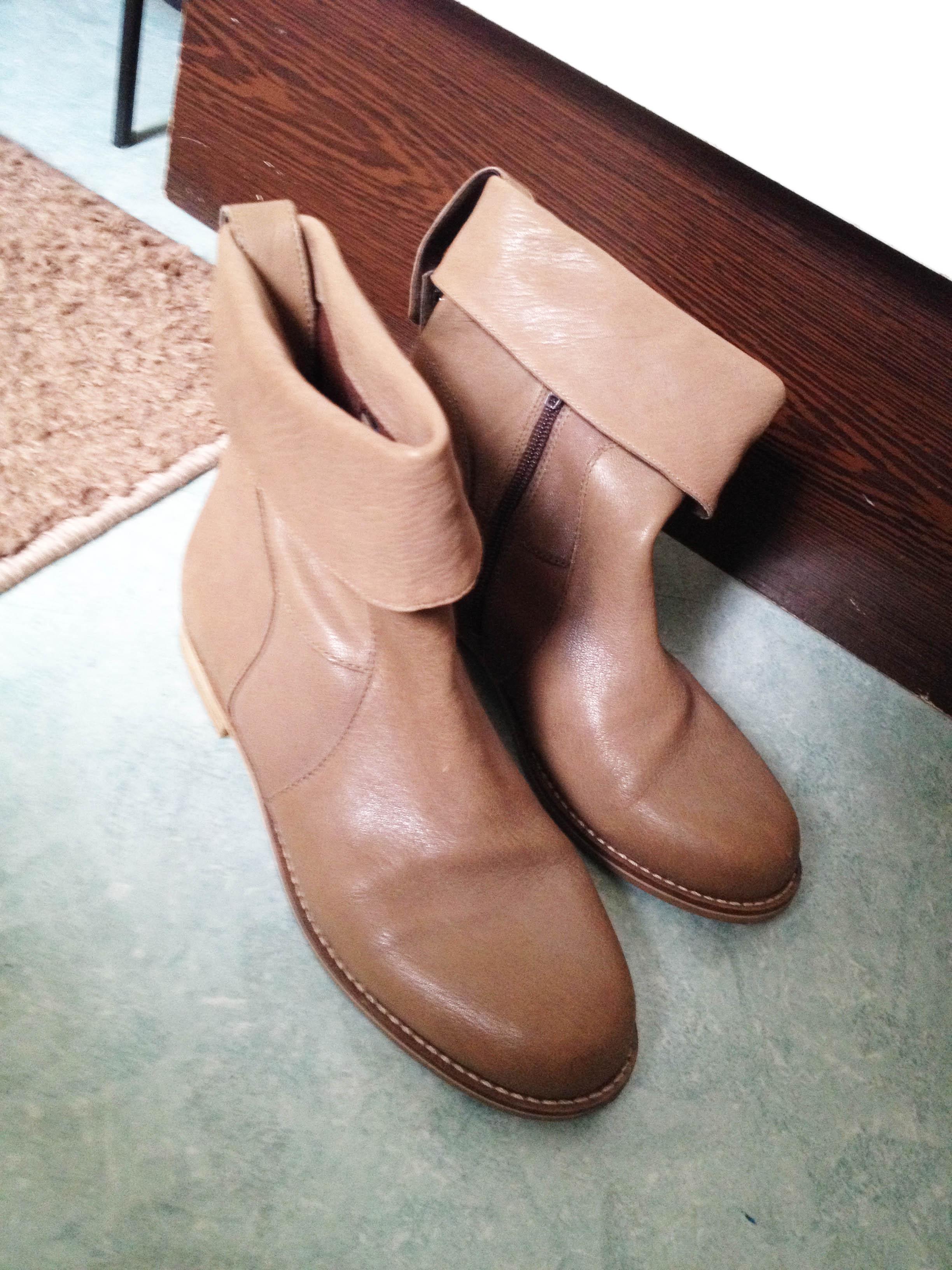 troc de troc chaussures boots marron glacé image 0