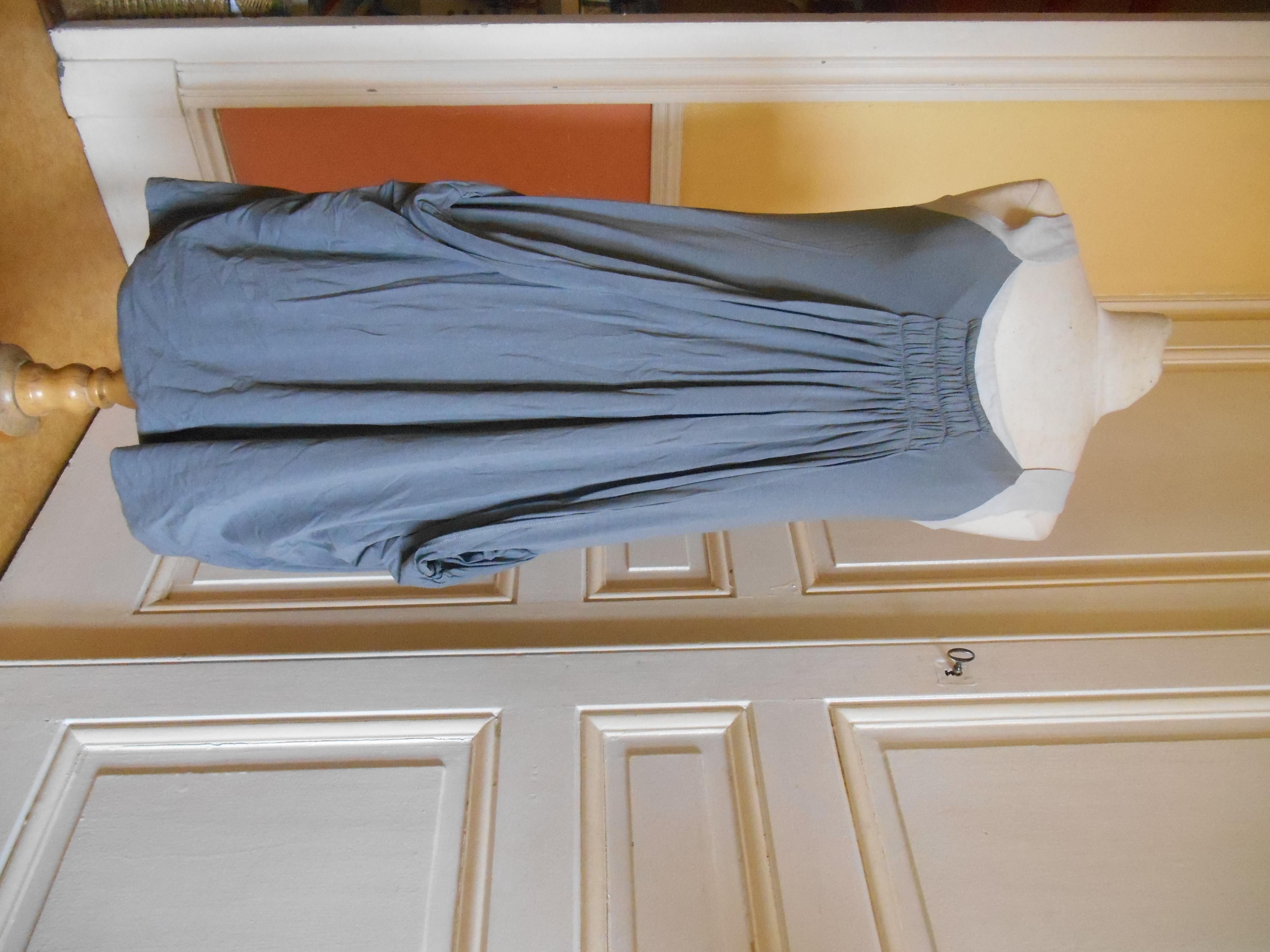 troc de troc robe "plis" bleue taille 36/38 image 0