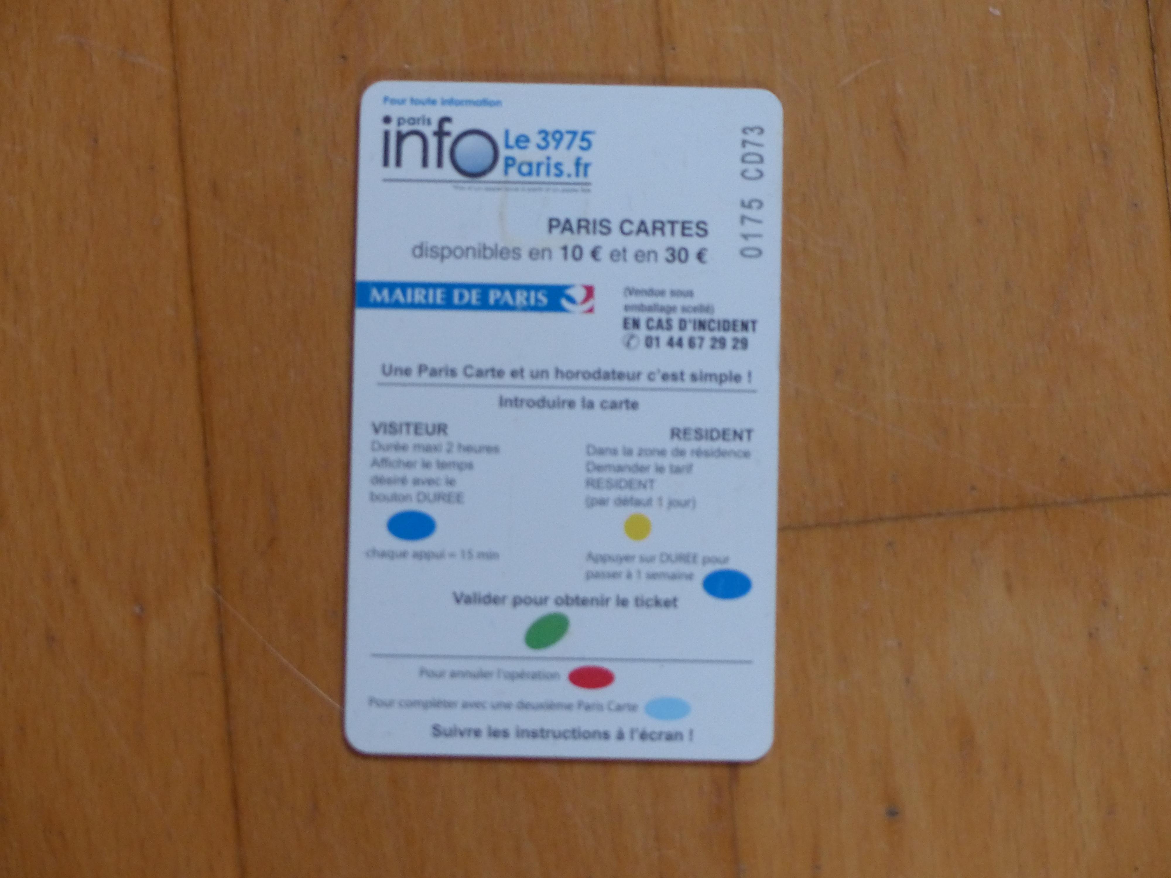 troc de troc carte de stationnement image 1