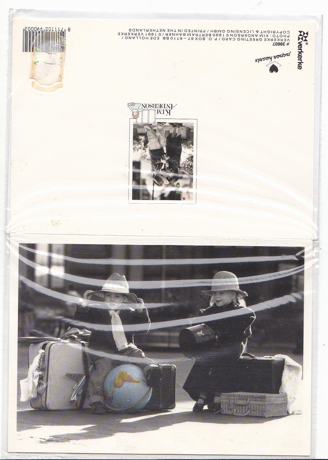 troc de troc carte postale noir et blanc "voyage" image 0
