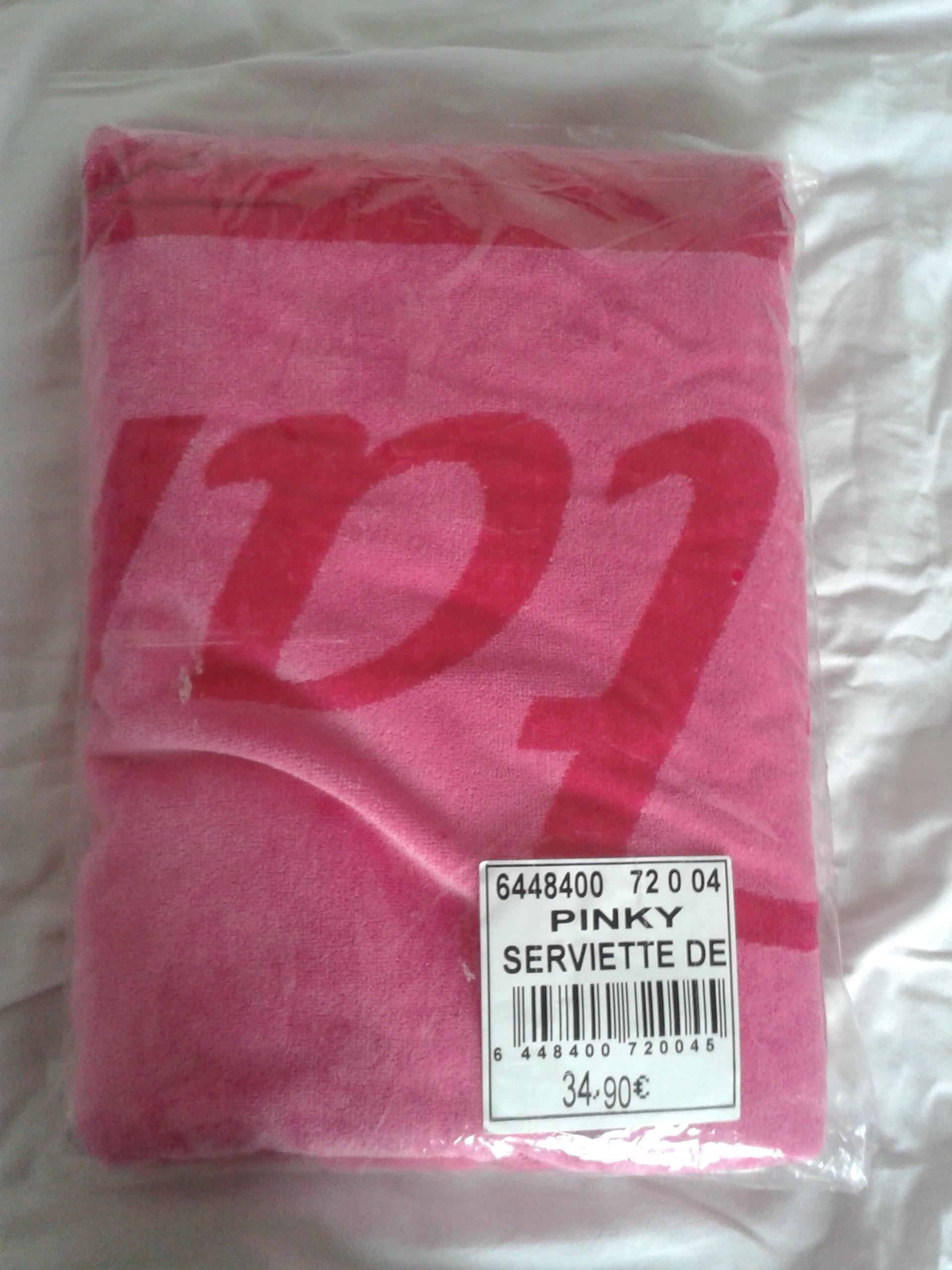troc de troc serviette de bain rose image 2