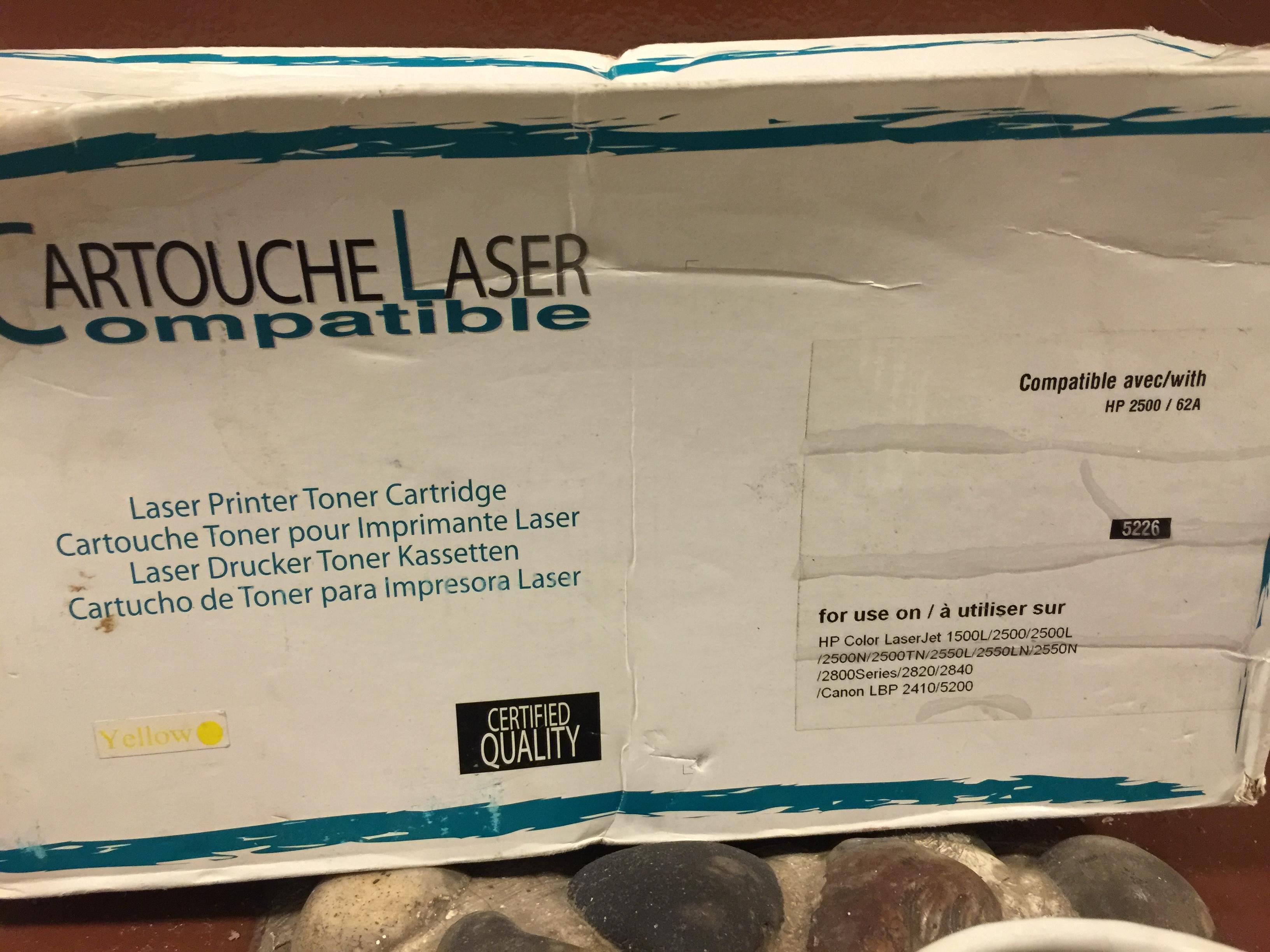 troc de troc cartouche laser hp2500 image 0