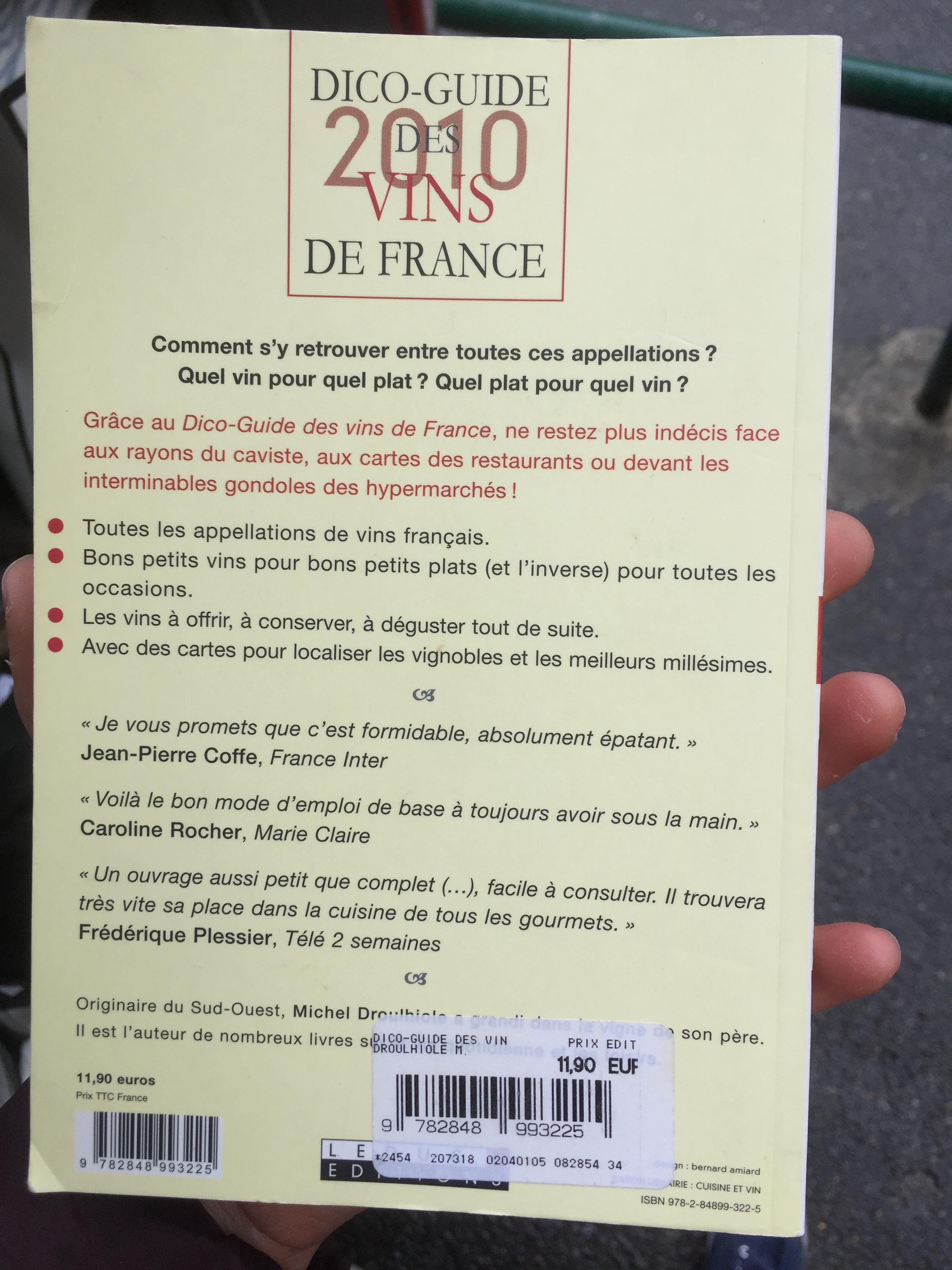 troc de troc dictionnaire des vins de france! image 1