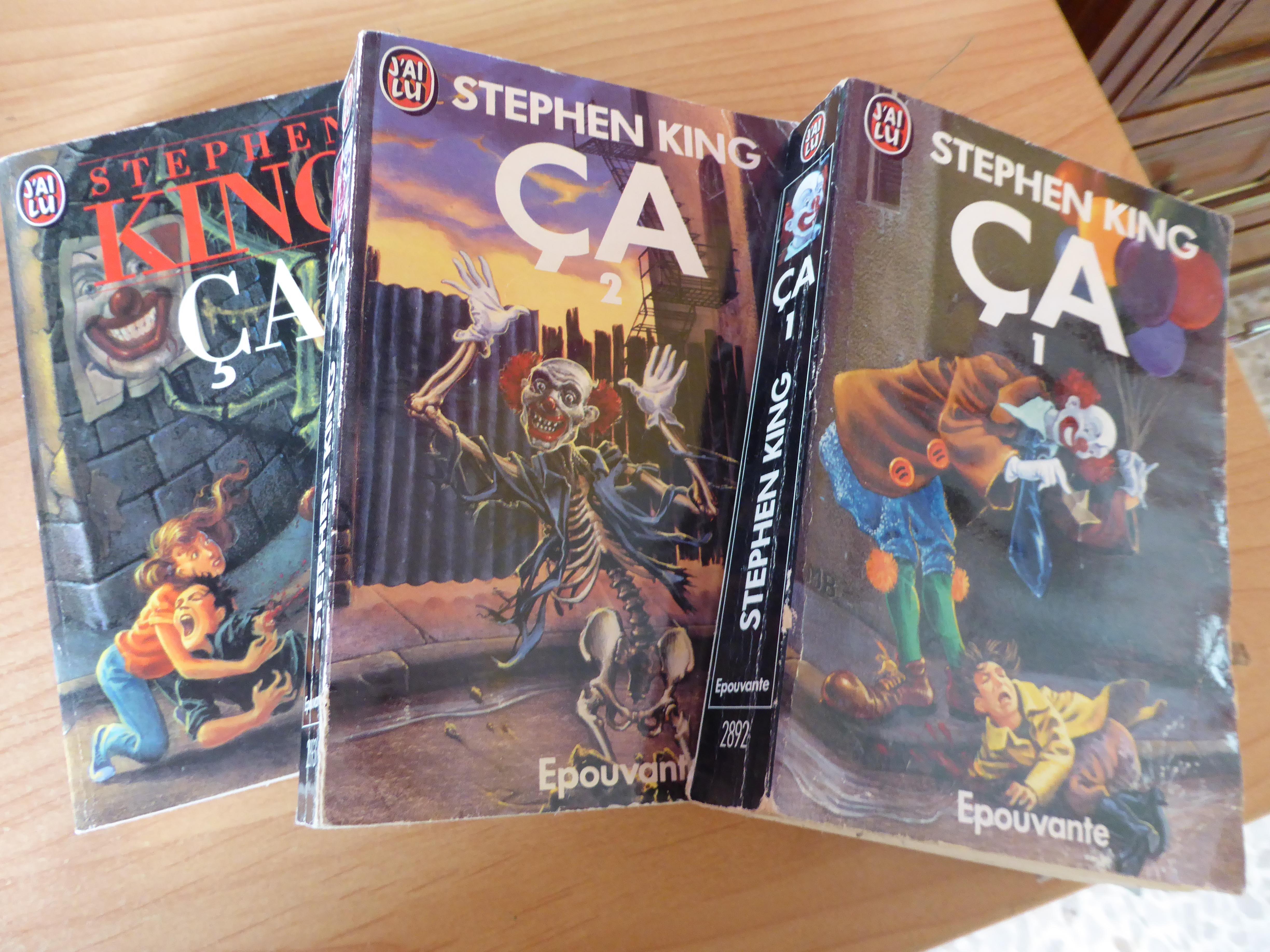 troc de troc 3 tomes de stephen king "ca" image 0