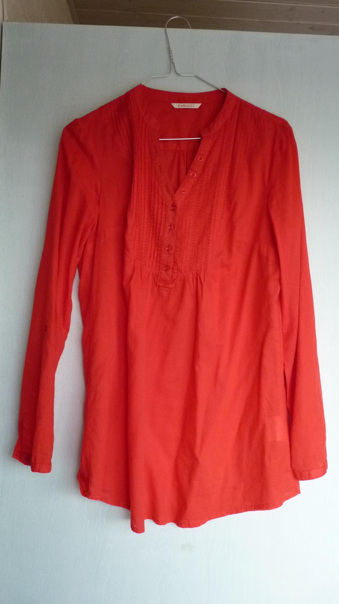 troc de troc tunique/chemise rouge 38 image 0