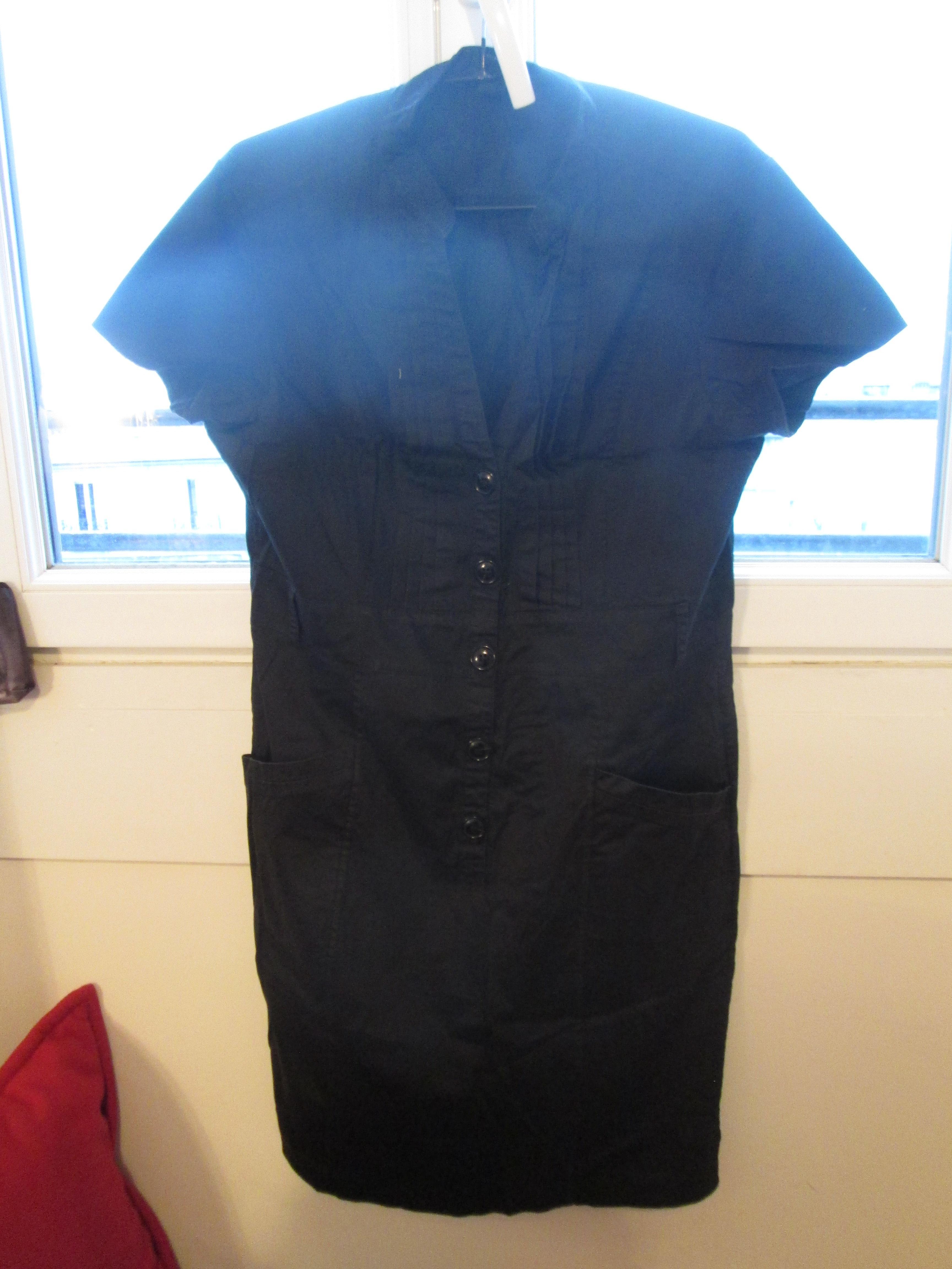 troc de troc robe noire classique hetm taille 42. image 0